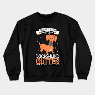 Dachshund glitter Crewneck Sweatshirt